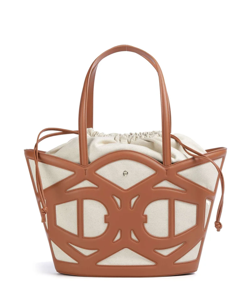 Aigner Azzurra M Borsa shopper cognac brown