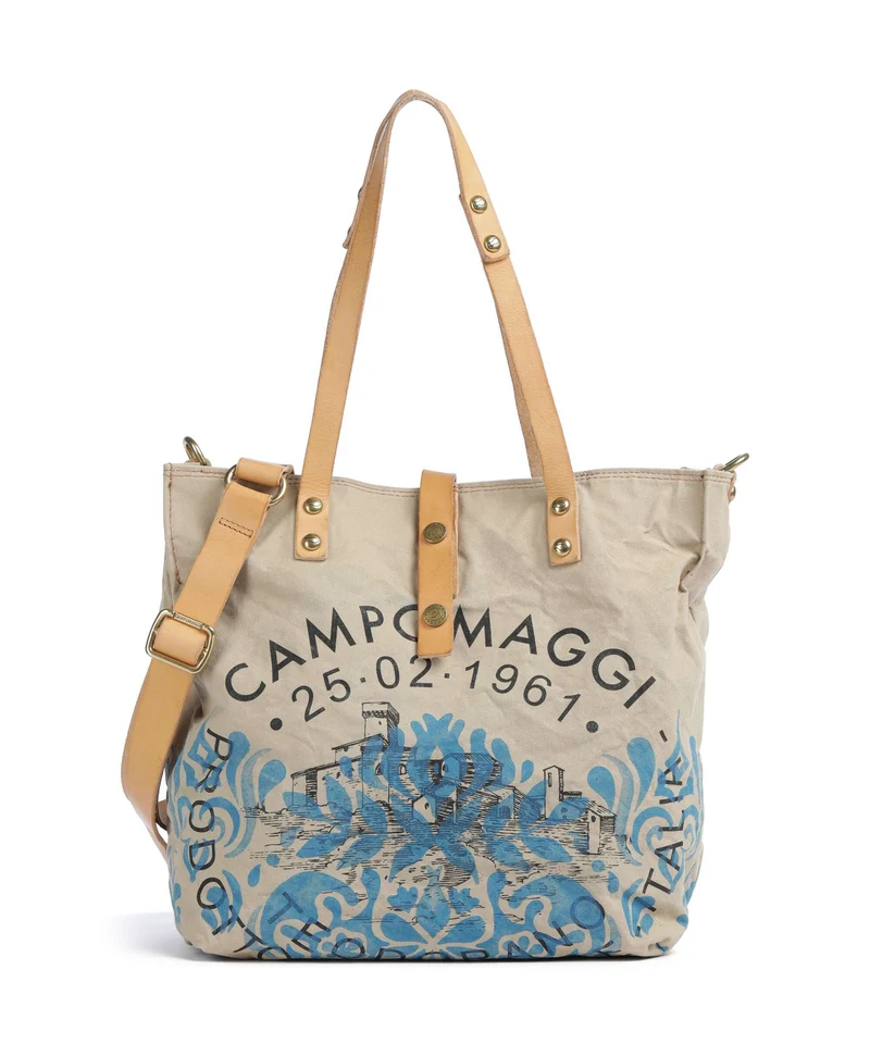 Campomaggi Borsa shopper beige