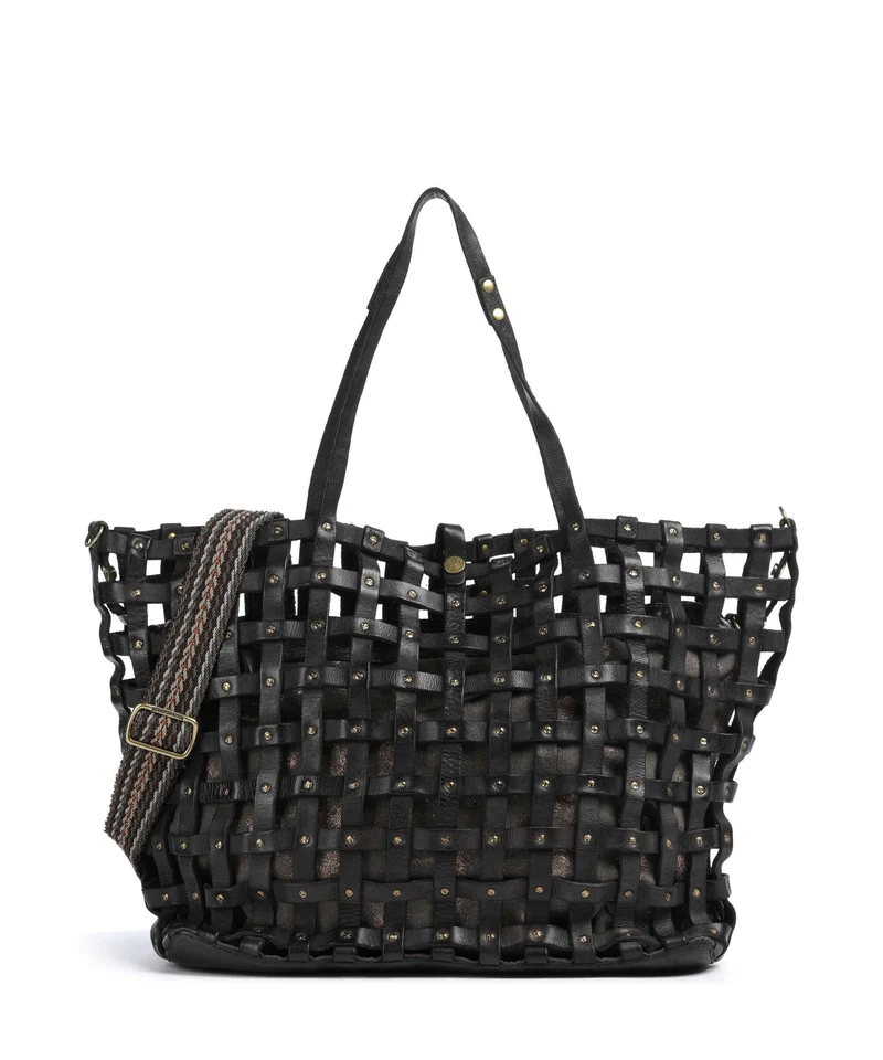 Campomaggi Borsa shopper grey/bronze