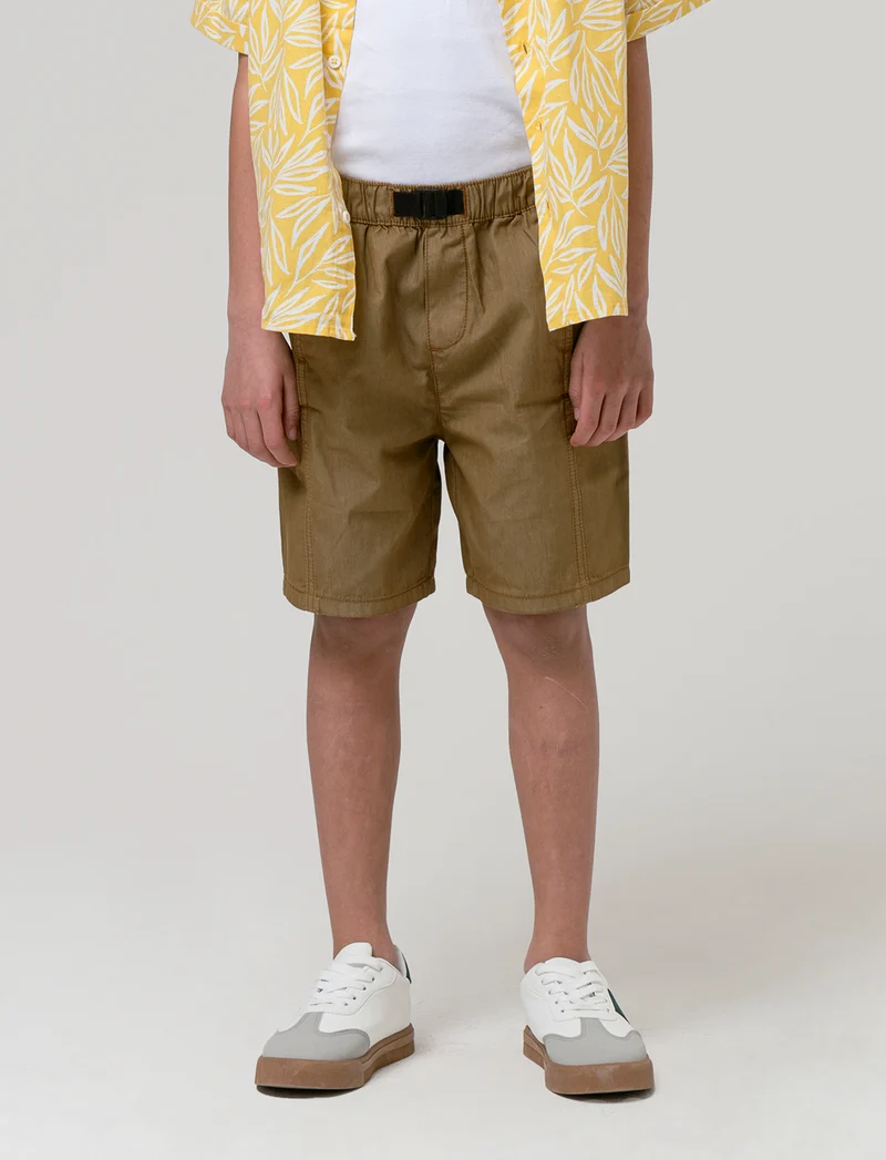 Bermuda tinto capo da bambino - Beige biscotto
