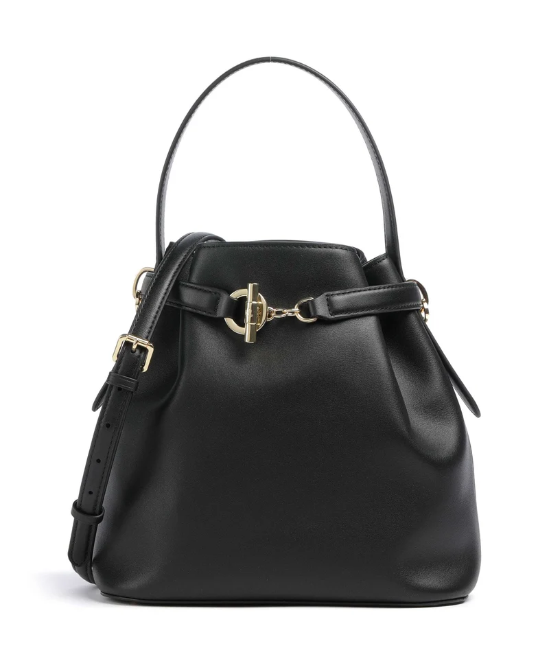 Lauren Ralph Lauren Blaike Medium Borsa a secchiello black