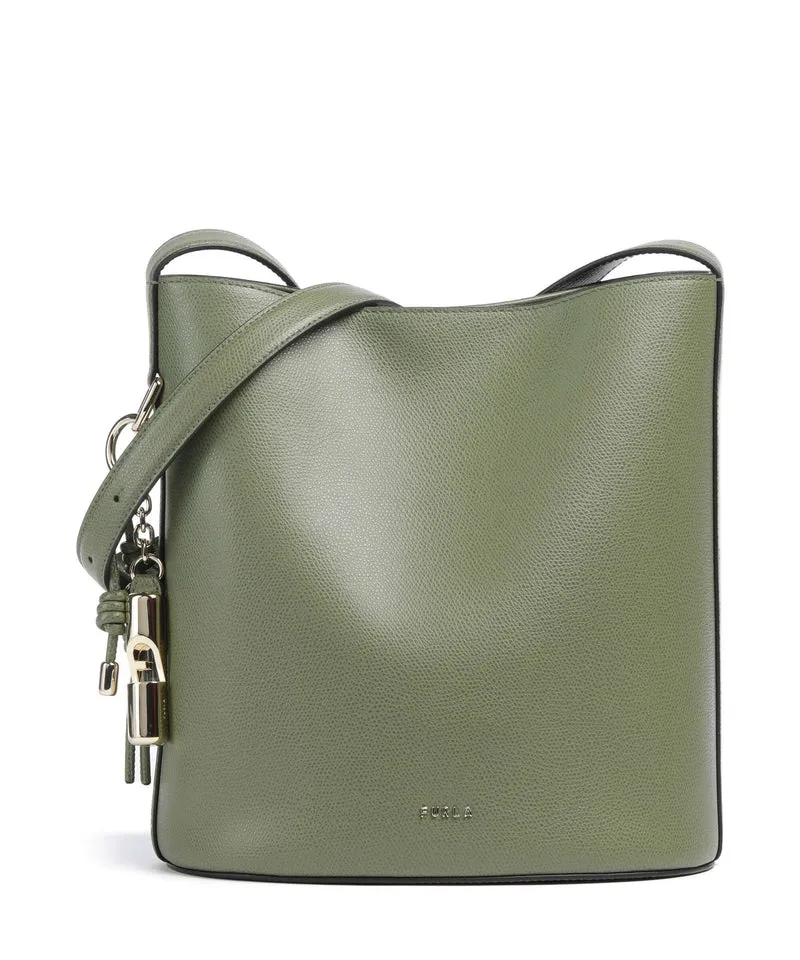 Furla Roxie S Borsa a secchiello avocado