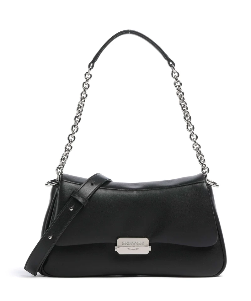 Emporio Armani Cassandra M Borsa a spalla black beauty