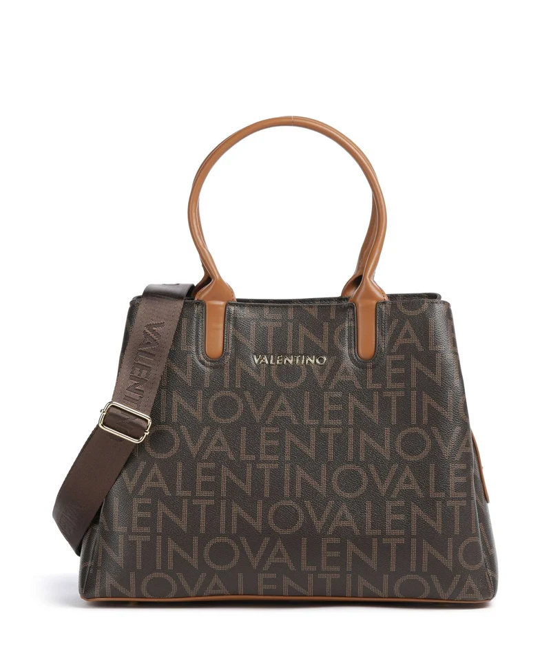 Valentino Bags Regina Re Borsa a mano moro/naturale