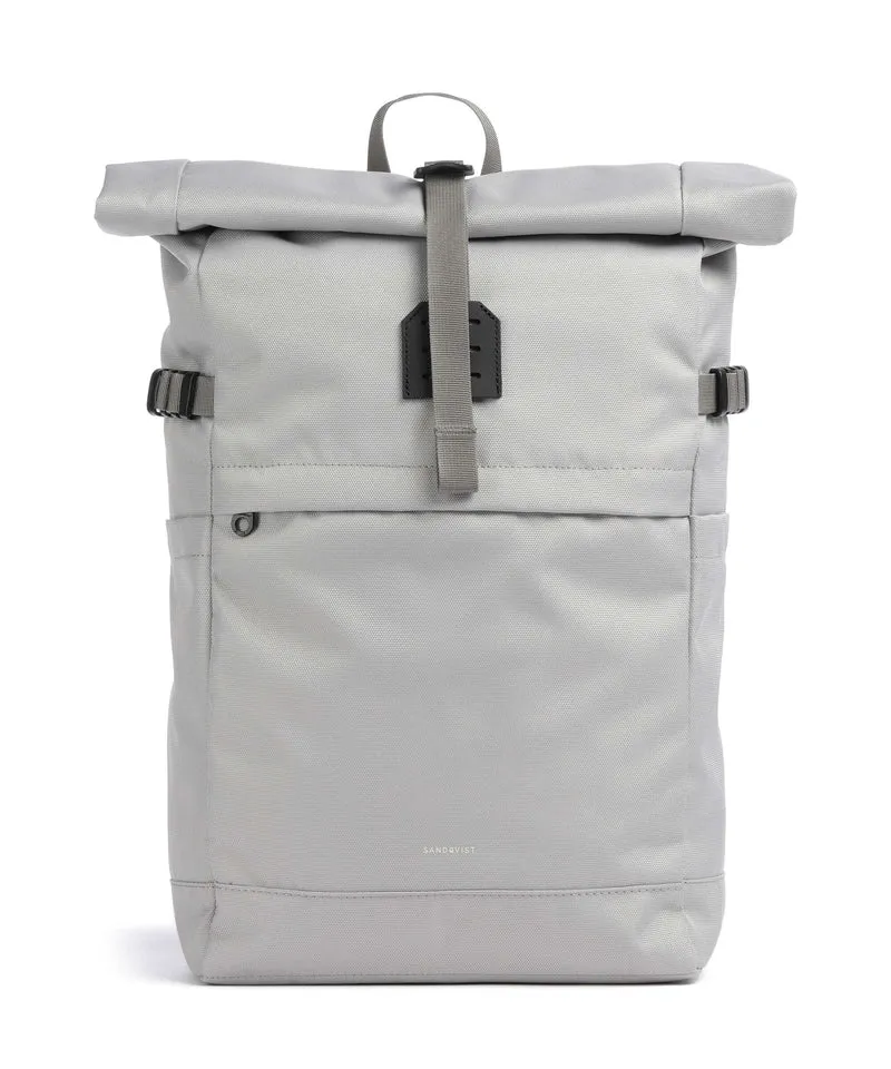 Sandqvist Icon M Zaino roll-top light grey