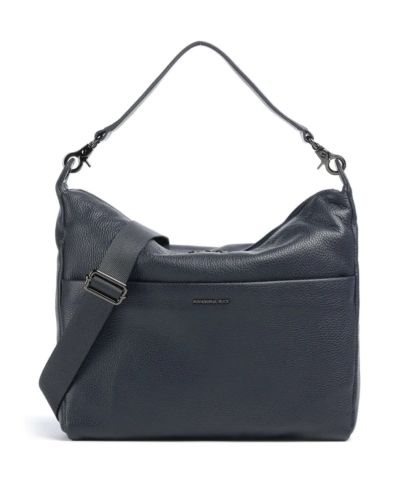 Mandarina Duck Mellow Leather Borsa hobo dress blue