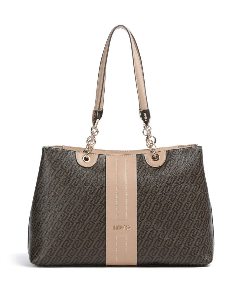 Liu Jo Ematite M Borsa shopper testamoro/dark cipria