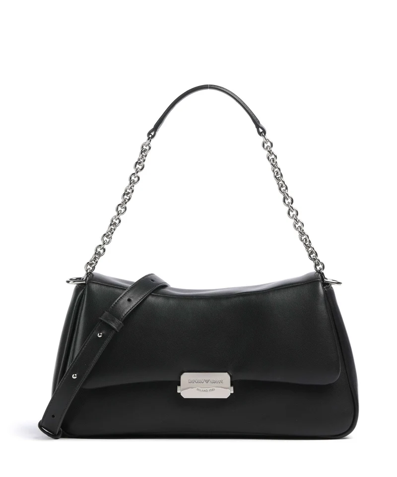 Emporio Armani Cassandra L Borsa a spalla black beauty