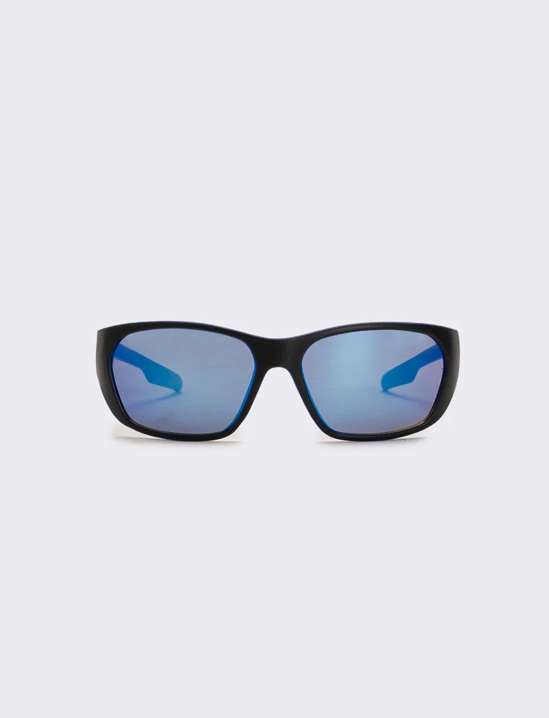 Occhiali bambino sport con lenti specchio - Blu