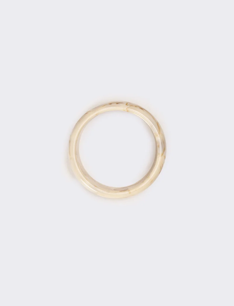 Bracciale donna murble rigido - Beige