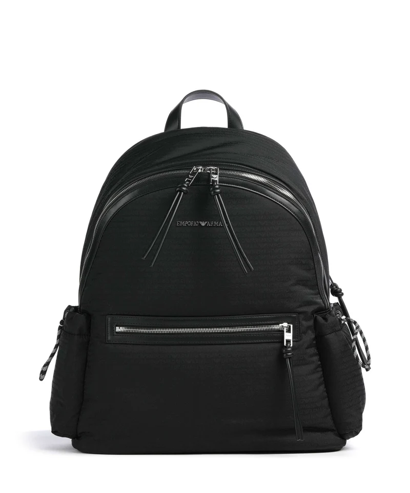 Emporio Armani Monogram Zaino black