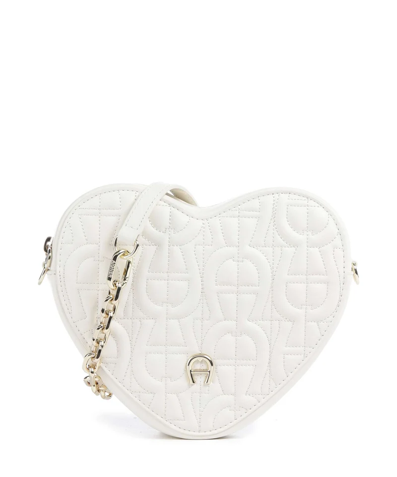 Aigner Fashion Borsa a tracolla cotton white
