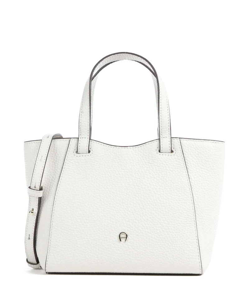 Aigner Pura S Borsa a mano cotton white