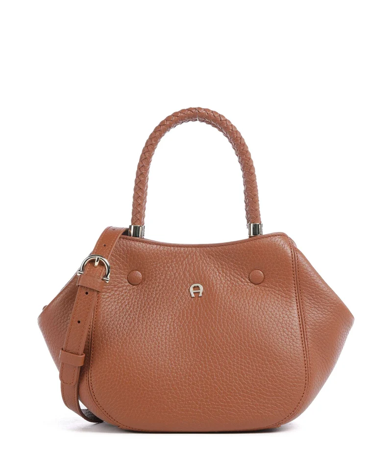 Aigner Carré Soft S Borsa a mano cognac brown