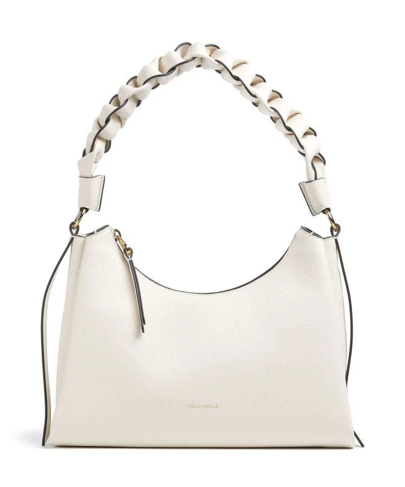 Coccinelle Boheme Grana Double Borsa a spalla pearl/cognac
