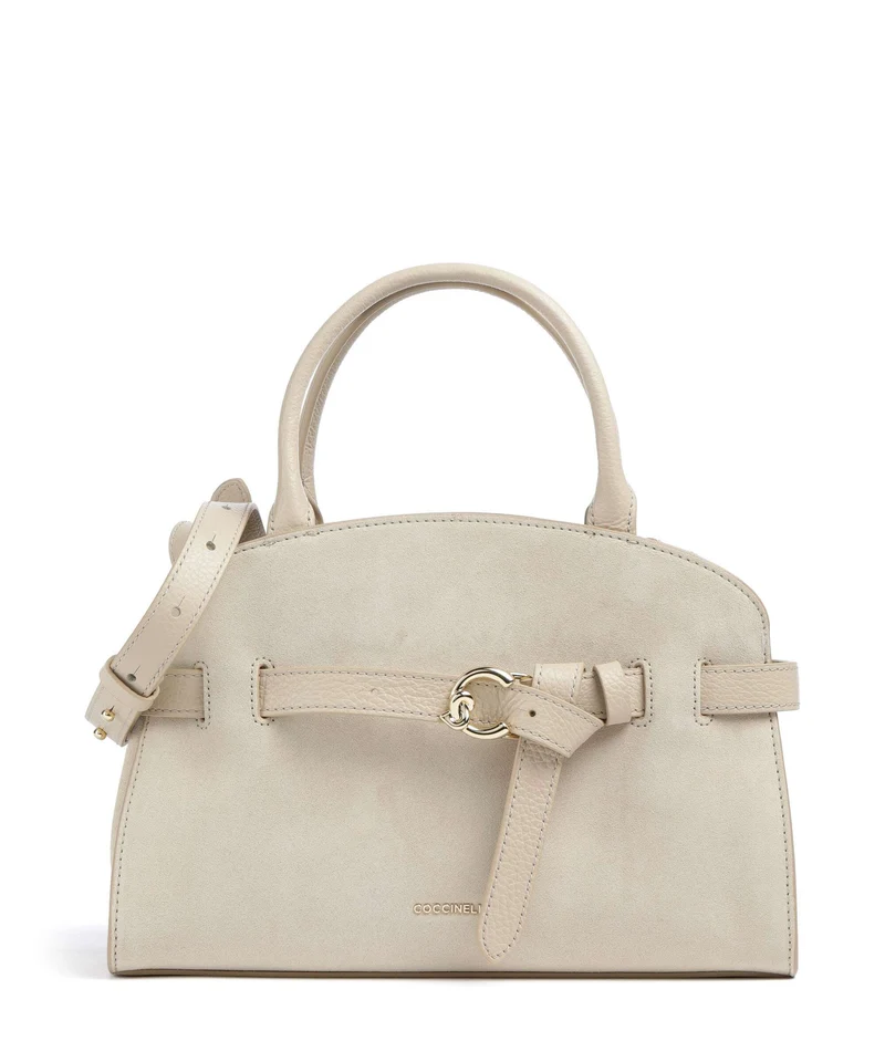 Coccinelle Sabine Suede Borsa a mano sandshell