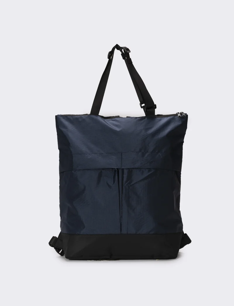 Borsa uomo shopper zaino - Blu