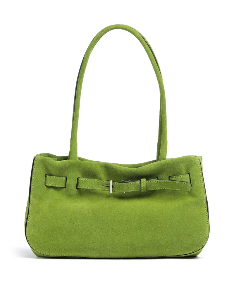 Abro Suede Jill Borsa a spalla lime