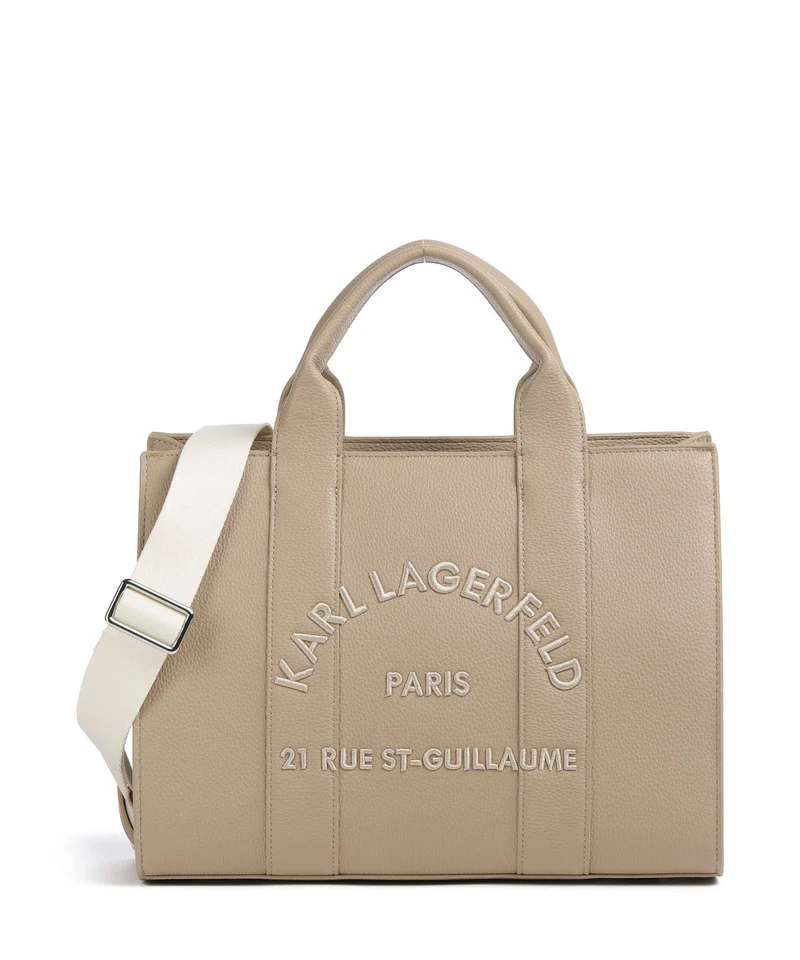 Karl Lagerfeld K/Rue St Guillaume Medium Borsa a mano nougat