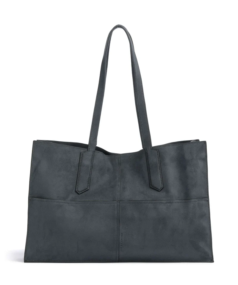 Liebeskind Amy Vegan Suede L Borsa shopper peacoat