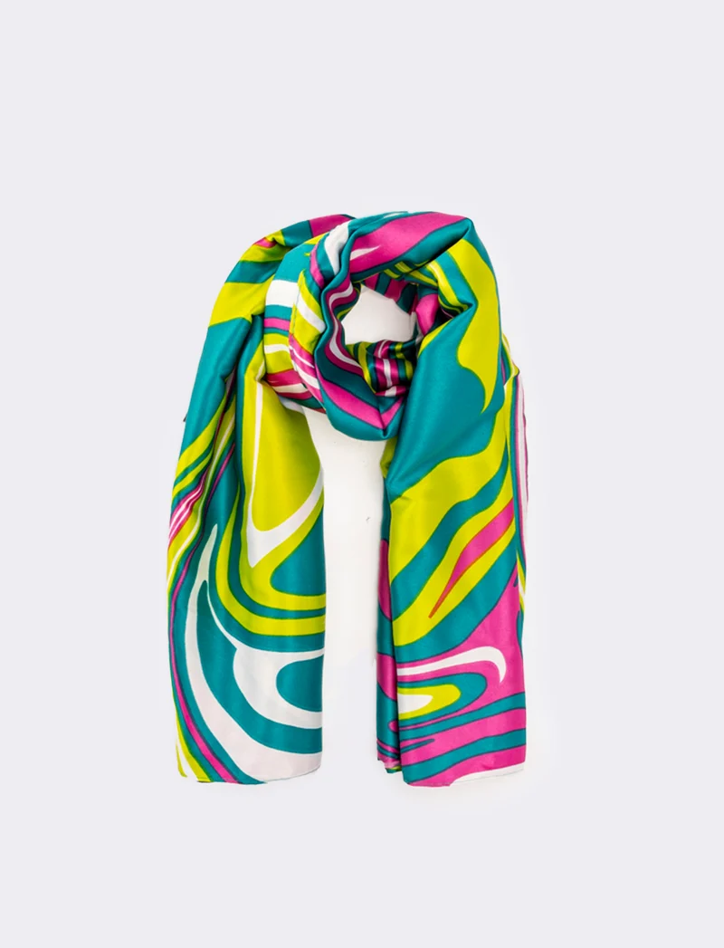Foulard fantasia optical donna - Multicolore