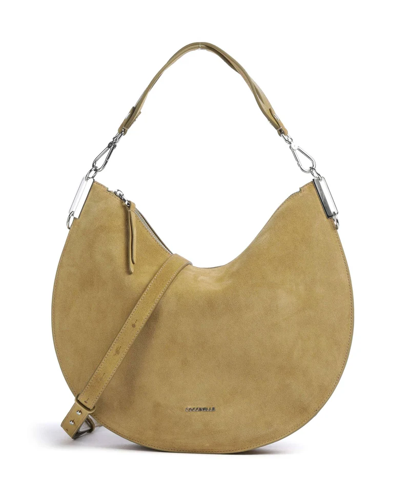 Coccinelle Sunup Suede Borsa a spalla seagrass