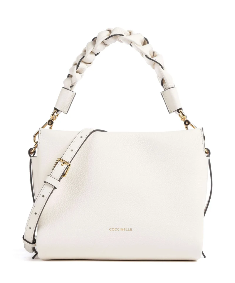 Coccinelle Boheme Grana Double Borsa a mano pearl/cognac