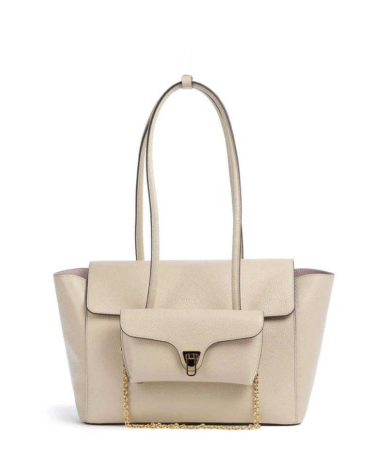 Coccinelle Beat Borsa shopper sandshell