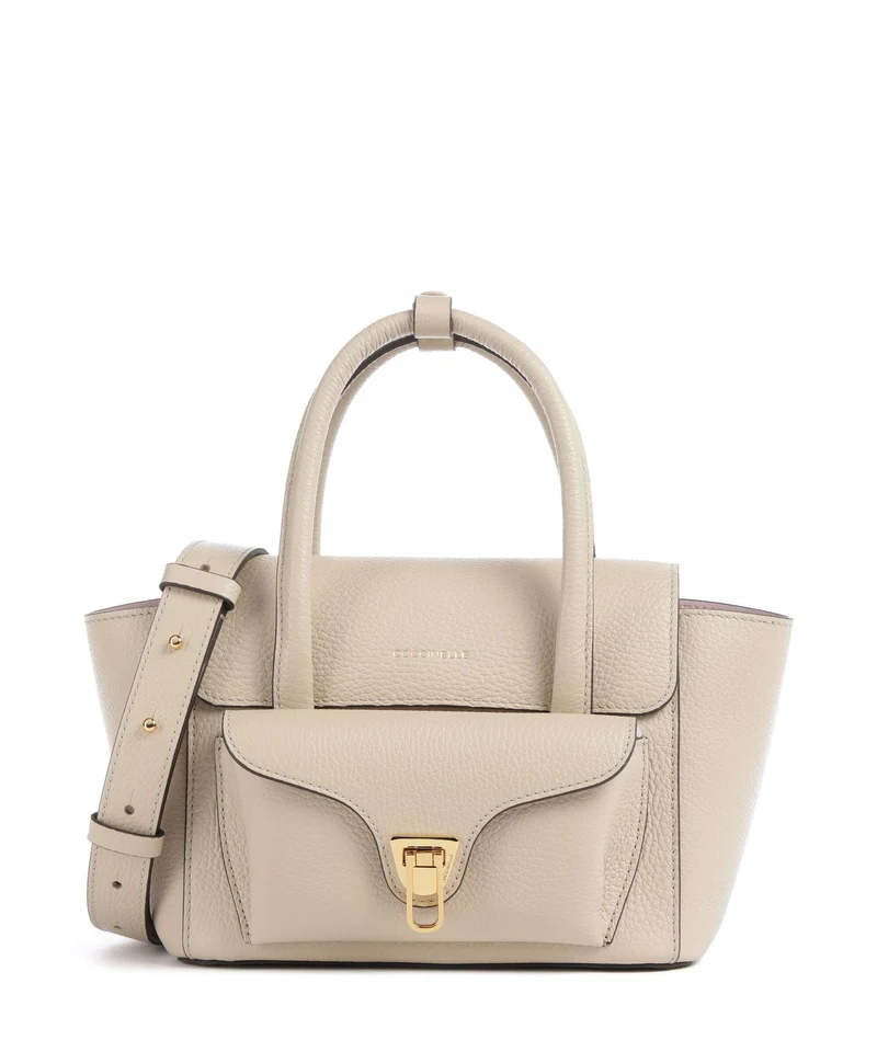 Coccinelle Beat Double Borsa a mano sandshell