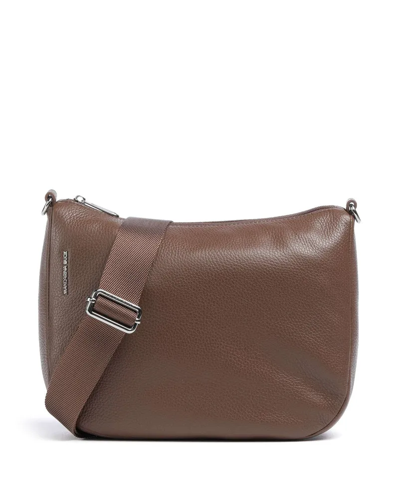 Mandarina Duck Mellow Leather Borsa a tracolla milk chocolate