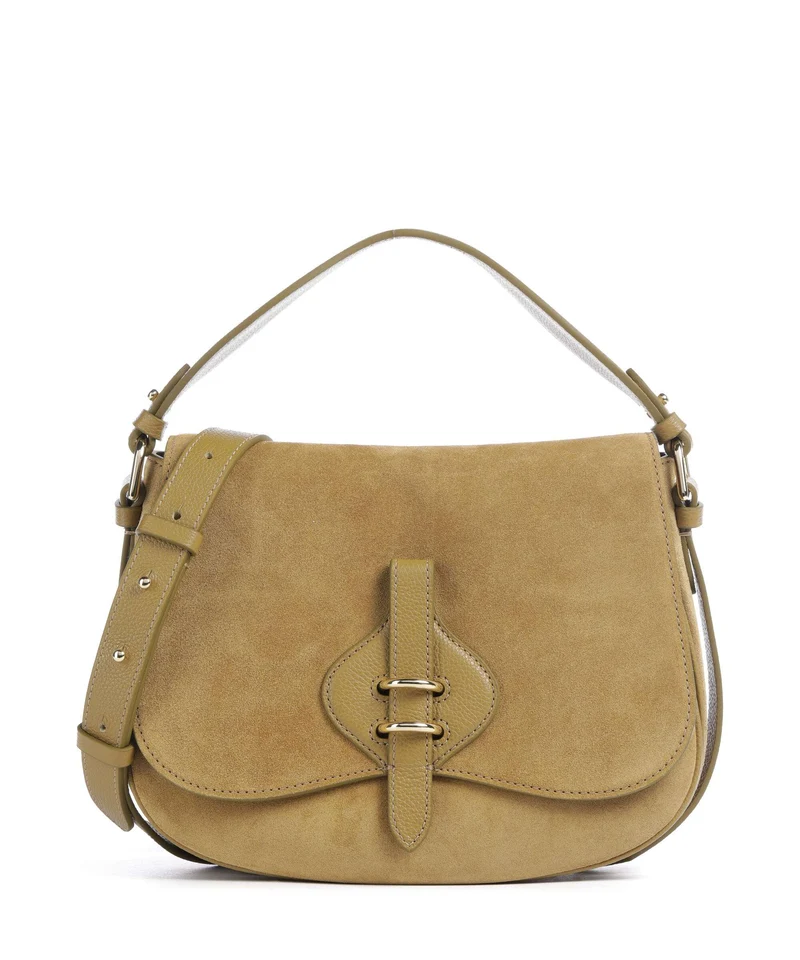 Coccinelle Mavery Suede Borsa a mano seagrass
