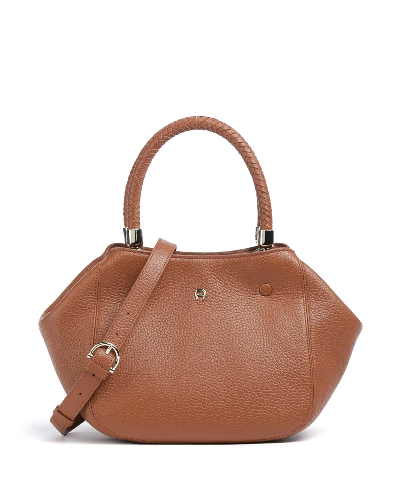 Aigner Carré Soft M Borsa a mano cognac brown