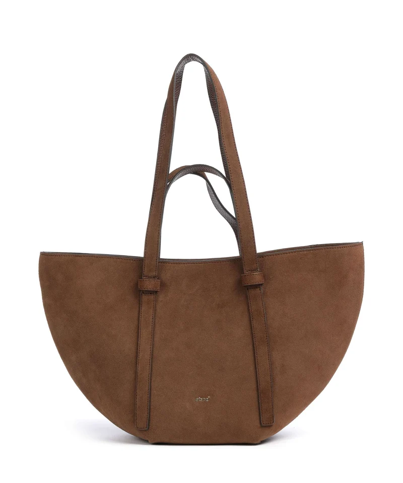 Abro Suede Cosmo Medium Borsa shopper wood