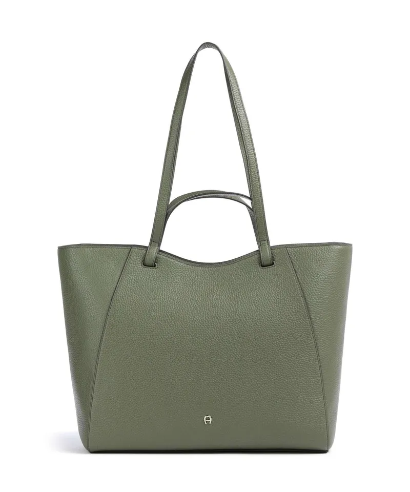 Aigner Pura L Borsa shopper moss green
