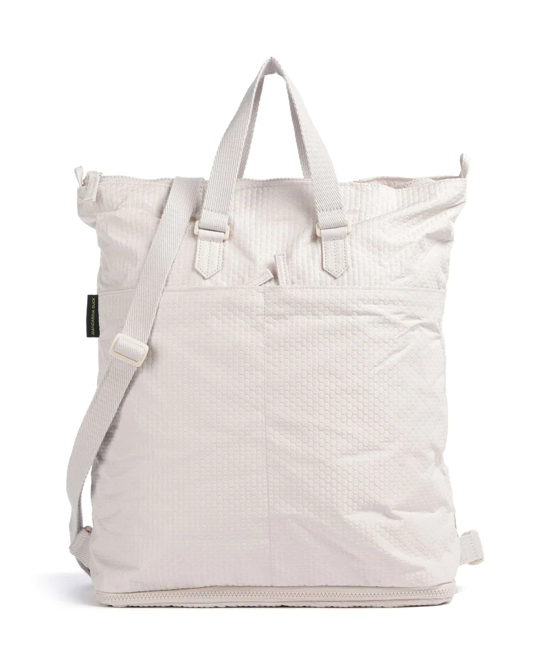 Mandarina Duck Revival 2.0 Borsa a zainetto white mocha