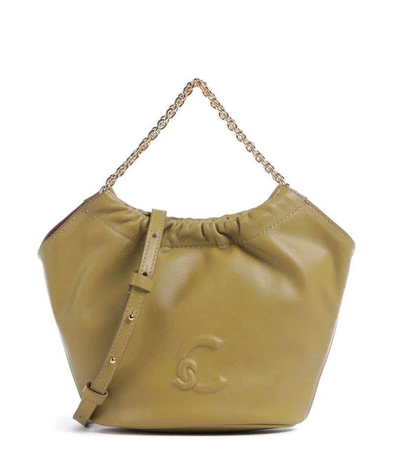 Coccinelle Smash Borsa a secchiello seagrass