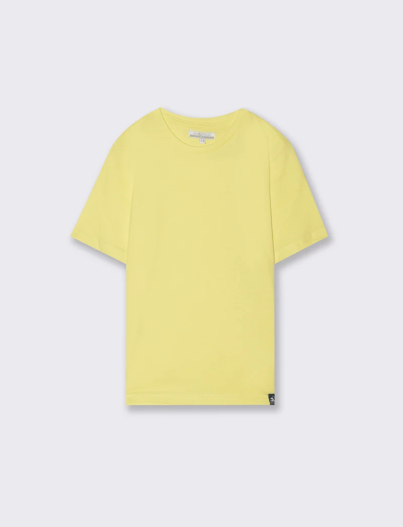 T-shirt mezza manica da bambino - Giallo