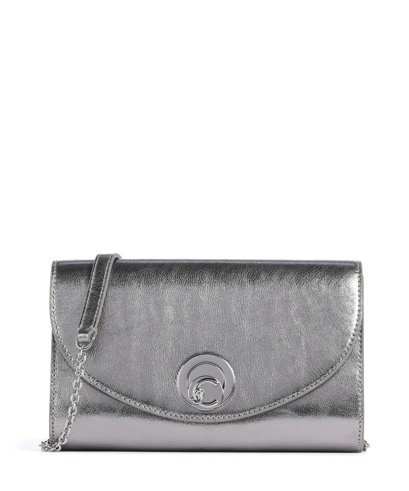 Coccinelle Nikla Smooth Borsa a tracolla steel