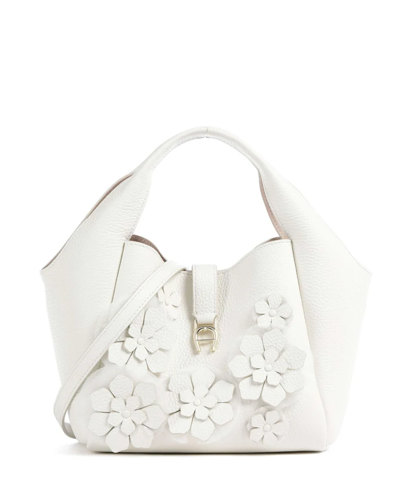 Aigner Zaira S Borsa a mano cotton white