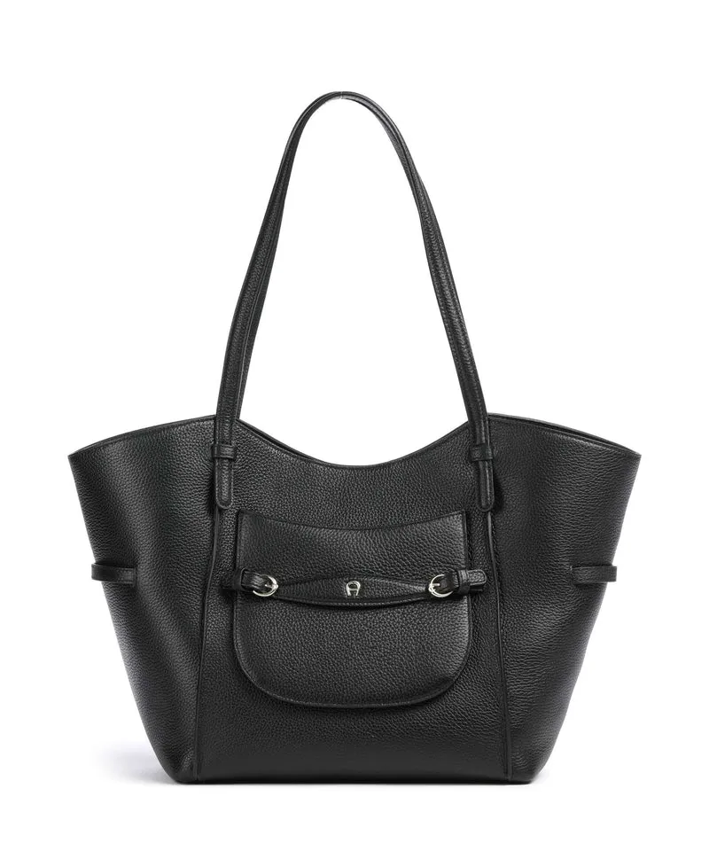 Aigner Cavallo L Borsa shopper black