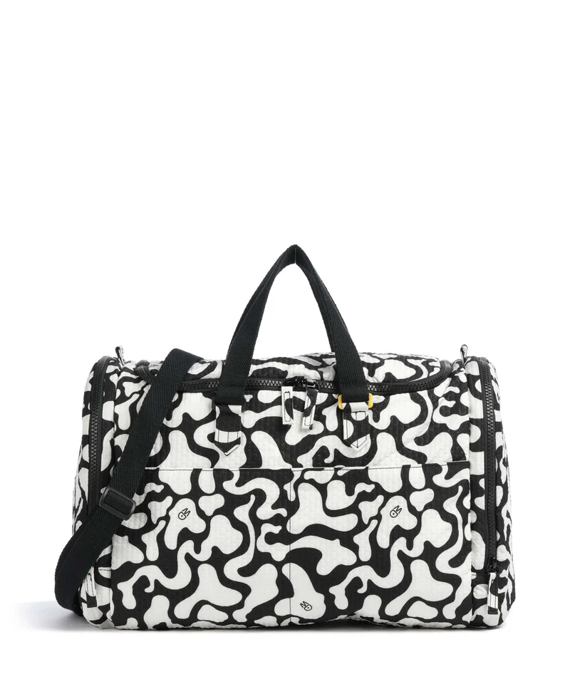 Mandarina Duck Revival Moire Borsone da weekend moire