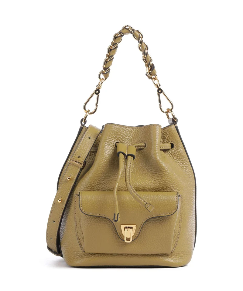 Coccinelle Beat Generation Borsa a secchiello seagrass