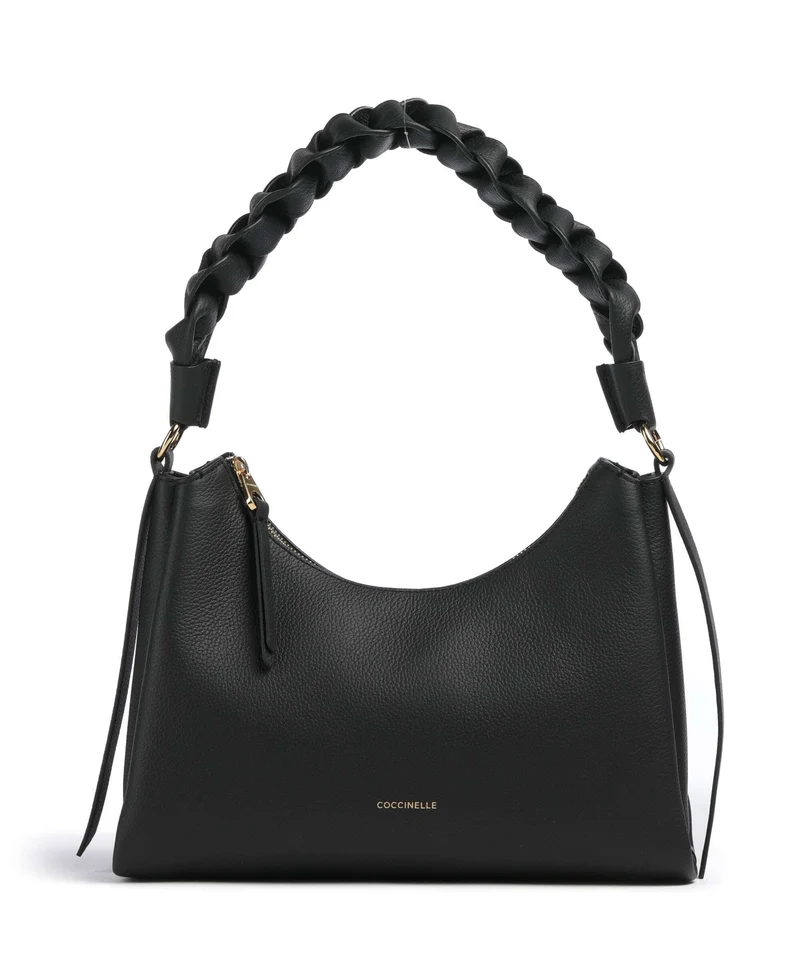 Coccinelle Boheme Grana Double Borsa a spalla noir/cognac
