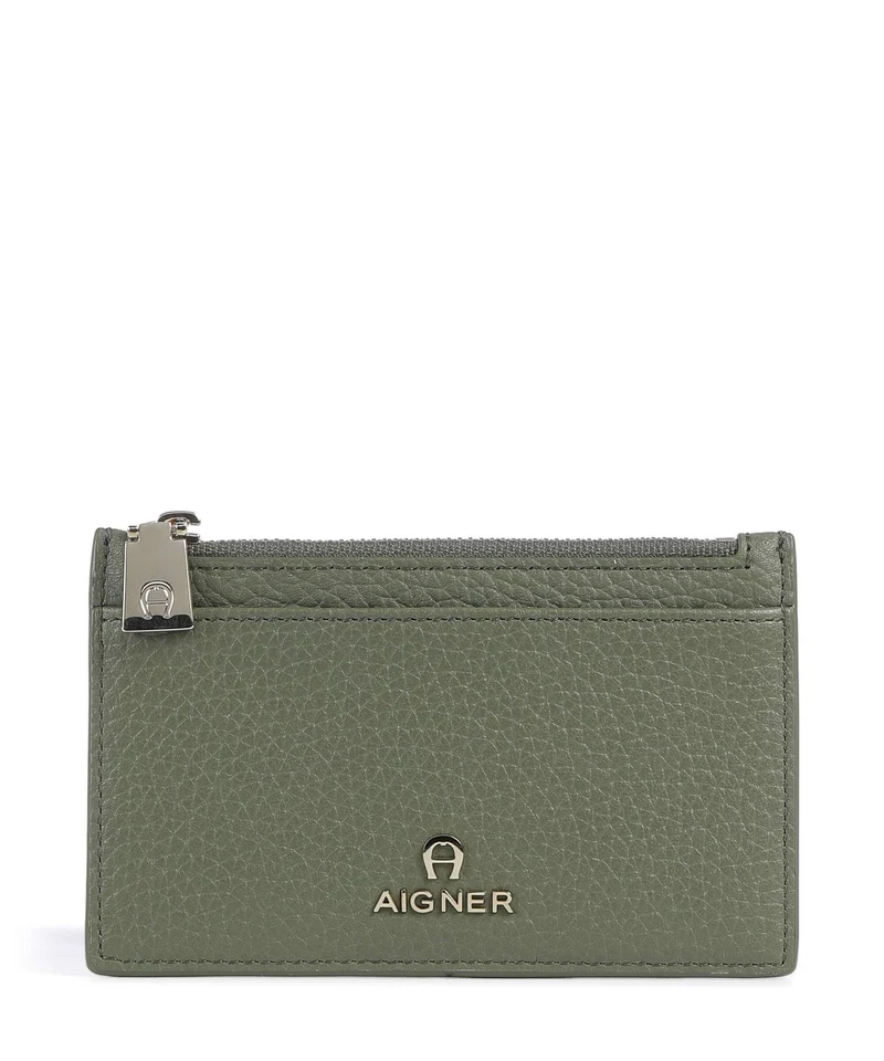 Aigner Ivy Porta carte di credito moss green