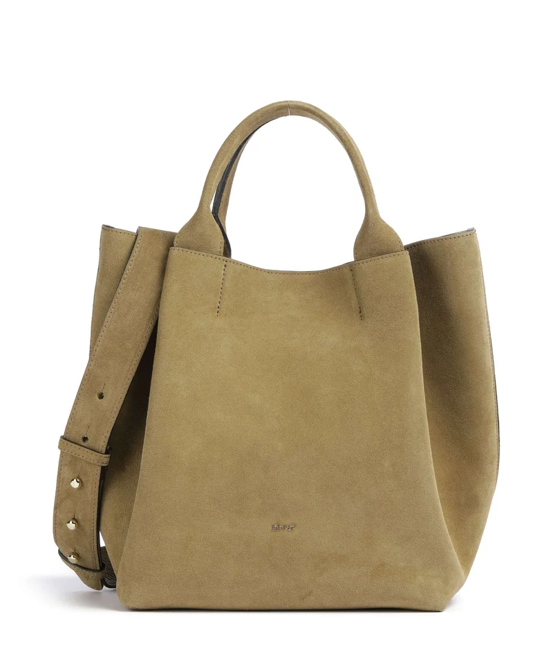 Abro Suede Essential Medium Borsa a mano mud