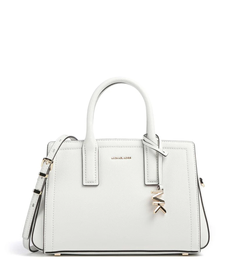 Michael Kors Laila Small Borsa a mano optic white