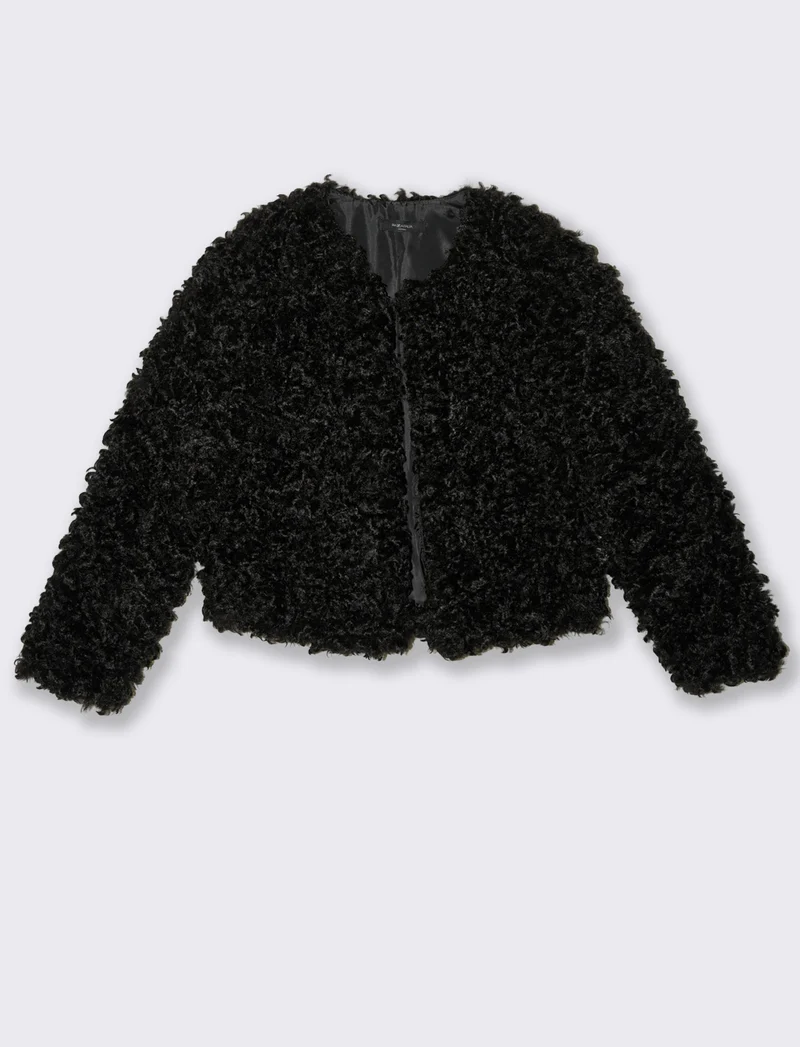 PELLICCIA CORTA - Nero