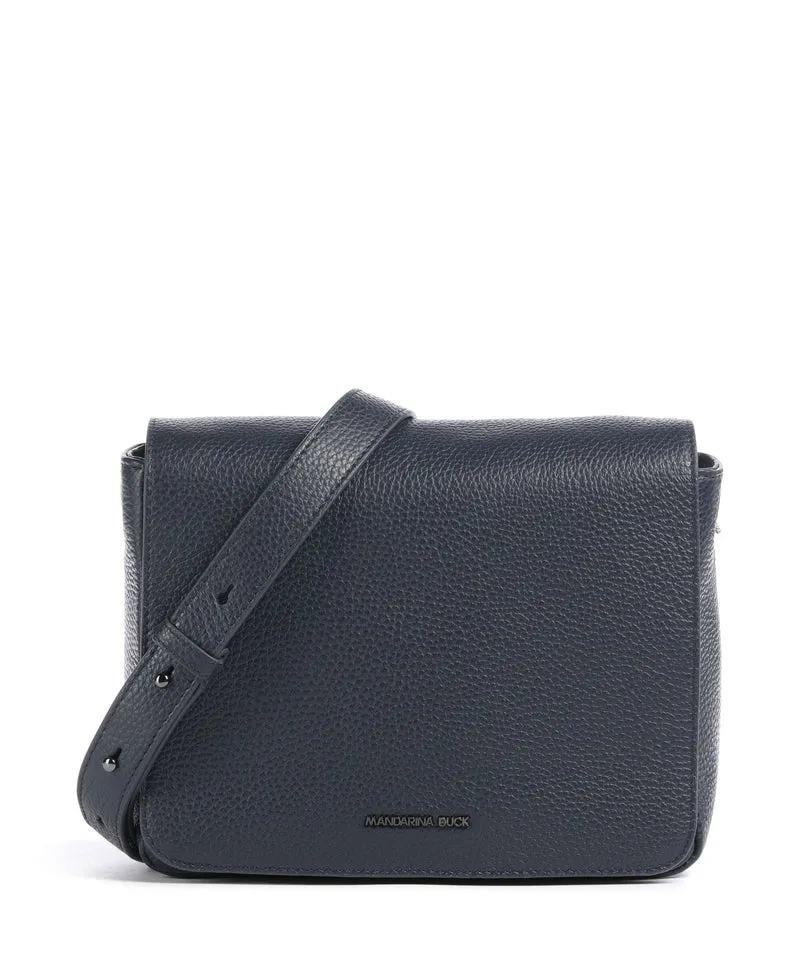 Mandarina Duck Mellow Leather Borsa a spalla dress blue