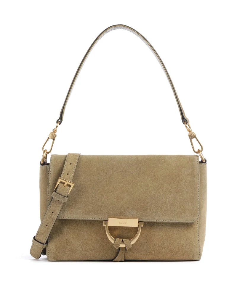 Abro Suede Temi Borsa a spalla mud