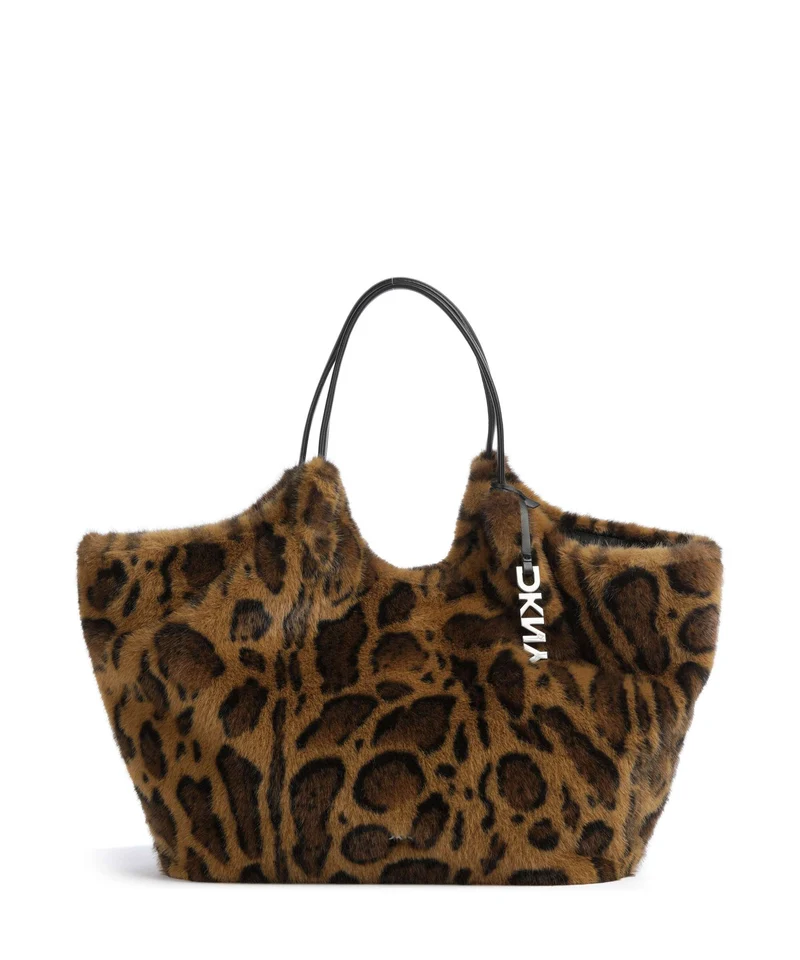 DKNY Paula Large Borsa shopper leopard